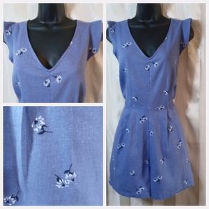 CUTE Periwinkle ROMPER